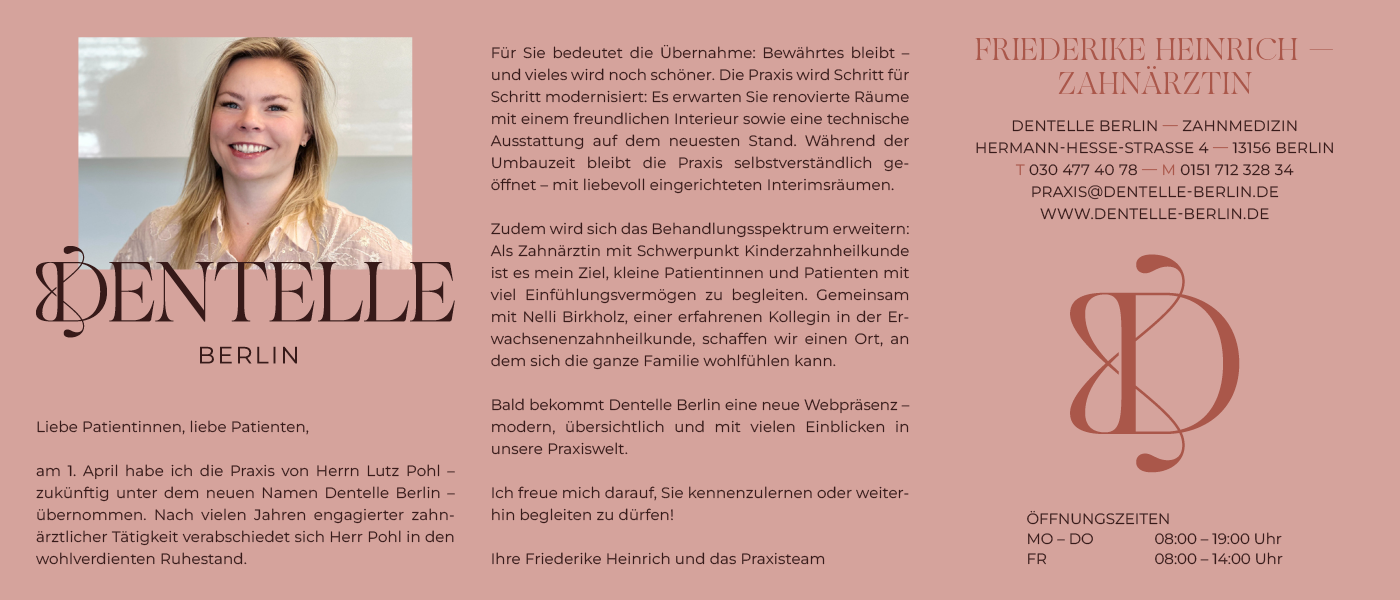 Dentelle - Friederike Heinrich - Zahnärztin
